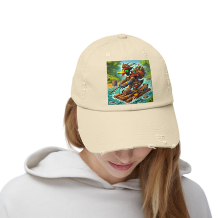 The Daring Drake Unisex Distressed Cap