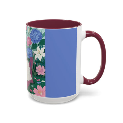 The Ladies Of The Blossoming Vanity Colorful Mugs – Art Deco Floral Elegance