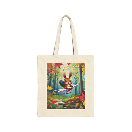 Acorn Aviator Cotton Canvas Tote Bag