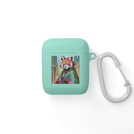 Cybernetic Red Panda AirPods Case Cover