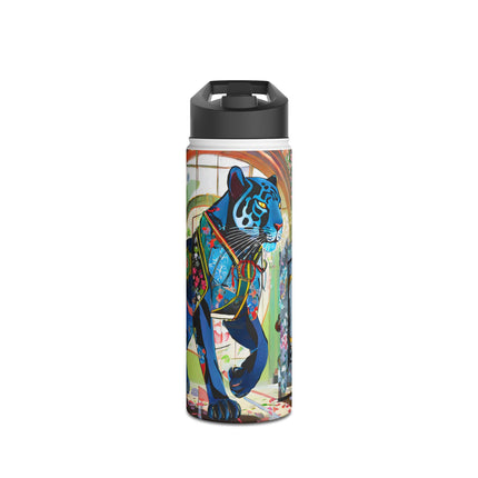 Cyber Panther's Hunt Stainless Steel Water Bottle