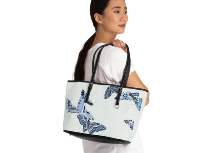 Japanese Butterfly by Kamisaka Sekka PU Leather Shoulder Bag