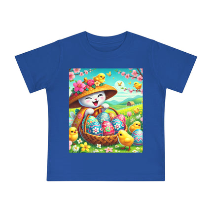Geisha Kitten’s Easter Delight Baby Short Sleeve T-Shirt