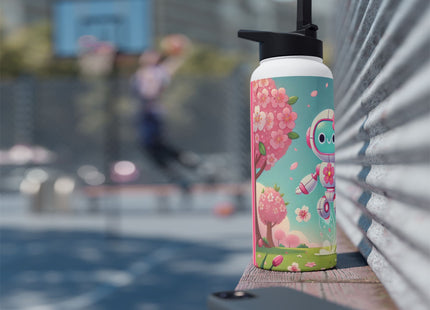 Sakura Sentinel Stainless Steel Water Bottle, Standard Lid