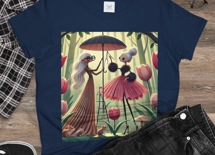 Under the Tulip Parasol Cotton Tee