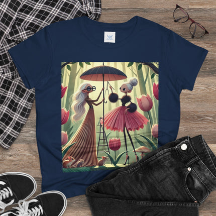 Under the Tulip Parasol Cotton Tee
