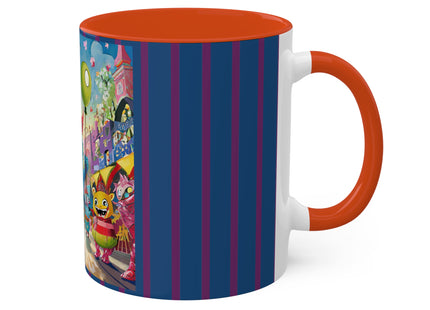 Monster Parade Madness Colorful Mugs, 11oz