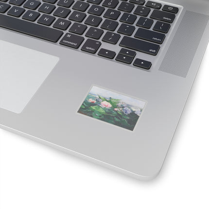 Water Lilies by Karl Hagemeister Kiss-Cut Stickers (4 Sizes)