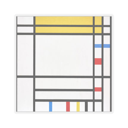 Place de la Concorde by Piet Mondrian Kiss-Cut Stickers (4 Sizes)