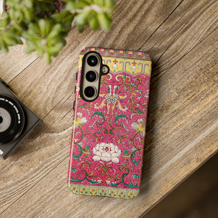 Pink Floral Pattern by Owen Jones Phone Cases