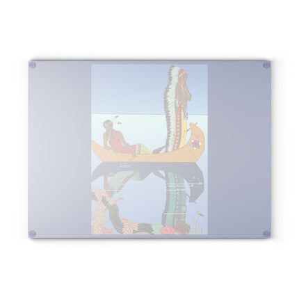 Le long du Missouri by George Glass Cutting Board