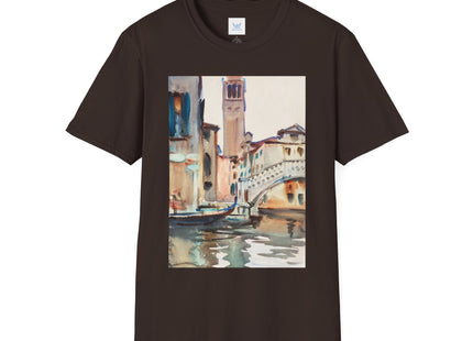 A Bridge and Campanile, Venice by John Singer Sargent Softstyle T-Shirt
