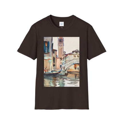 A Bridge and Campanile, Venice by John Singer Sargent Softstyle T-Shirt