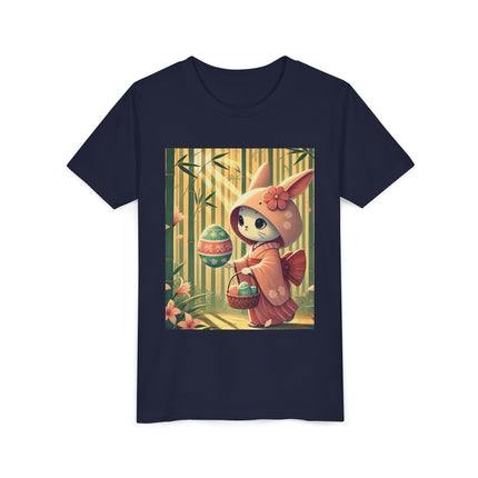 Geisha Kitten’s Easter Stroll Youth Short Sleeve Tee