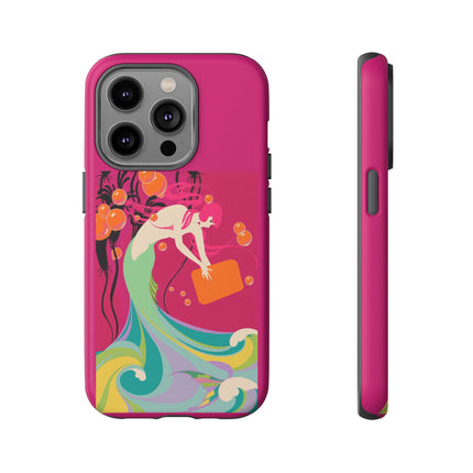 Mermaid Dive Phone Case – Vibrant Waves & Playful Elegance