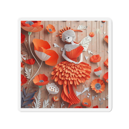 Poppy Fairy Die-Cut Magnets (4 Sizes)