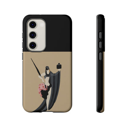 Dancer with Ink & Blossoms Phone Case – Elegant Grace & Artistic Poise