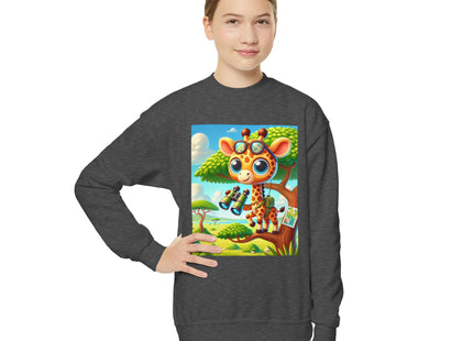 Giraffe Lookout Youth Crewneck Sweatshirt