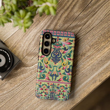 Colorful Flower Pattern by Owen Jones Phone Cases