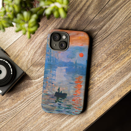 Sunrise by Claude Monet Phone Cases
