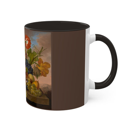 Floral Still Life by Franz Xaver Petter Colorful Mugs, 11oz