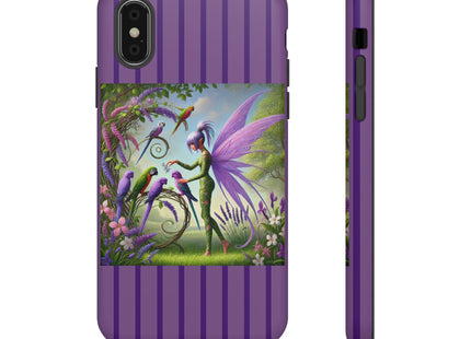 Lavender-Winged Fairy Phone Cases