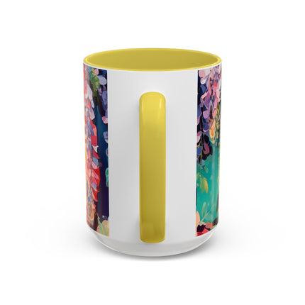 Golden Wisteria Symphony Colorful Mugs (11oz, 15oz)