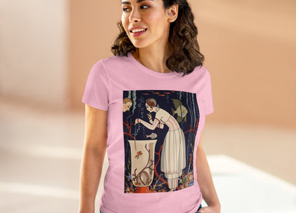 L'Etourdissant Petit Poisson (The Dazzling Little Fish) by George Barbier Women's Midweight Cotton Tee