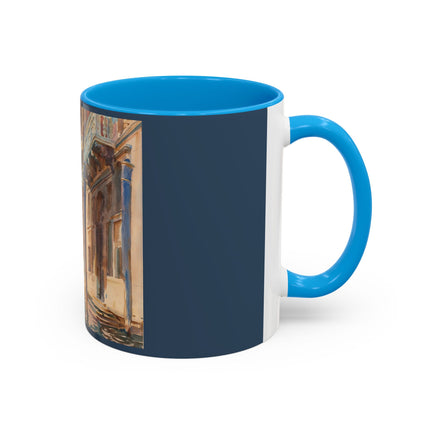 Gondola Moorings on the Grand Canal by John Singer Sargent Colorful Mugs (11oz, 15oz)