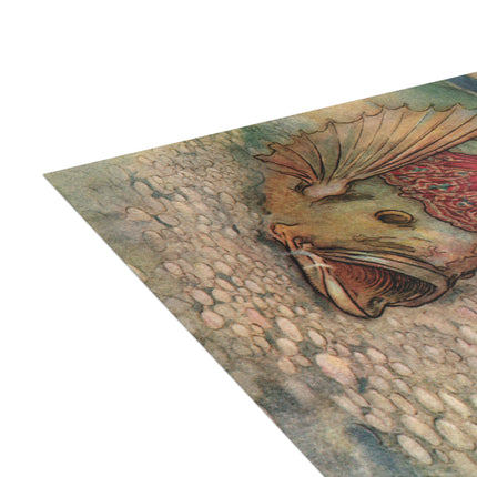 Rita Rides on the Dolphin by Warwick Goble Postcards (envelopes included) - Bundles of 10, 30, 50 Pieces