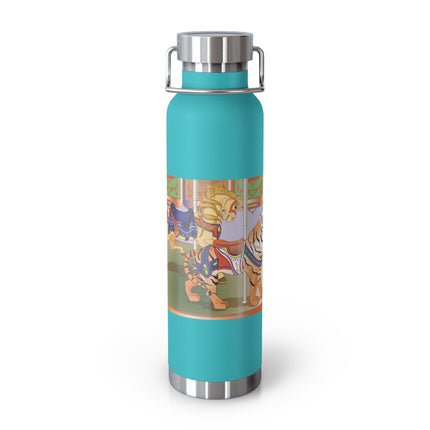 Carousel Splendor Copper Vacuum Insulated Bottle, 22oz