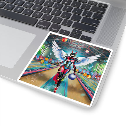 Samurai Robot Angels Kiss-Cut Stickers (4 Sizes)