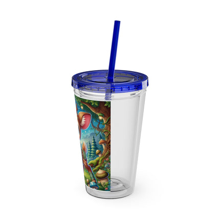Fawn Defender Sunsplash Tumbler with Straw, 16oz