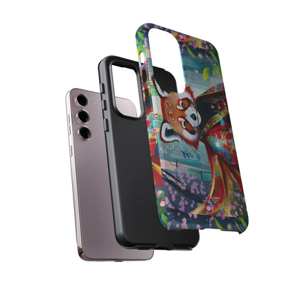 Cybernetic Red Panda Phone Cases