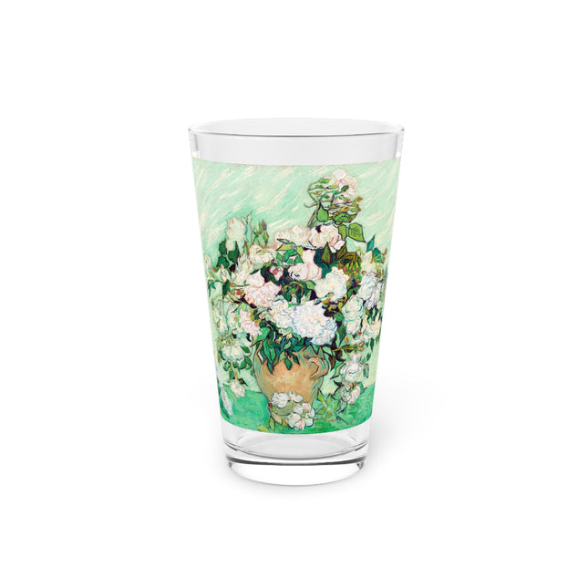 Roses by Vincent Van Gogh Glass, 16oz