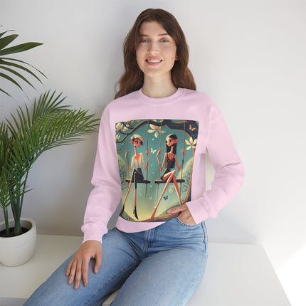 Whispers on the Spring Swing Heavy Blend™ Crewneck Sweatshirt