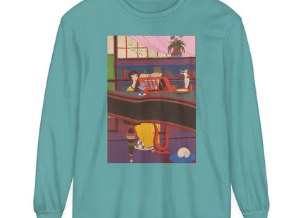 La Musique by Charles Martin Garment-dyed Long Sleeve T-Shirt