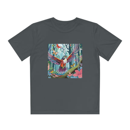 A Colorful Raptor Youth Competitor Tee