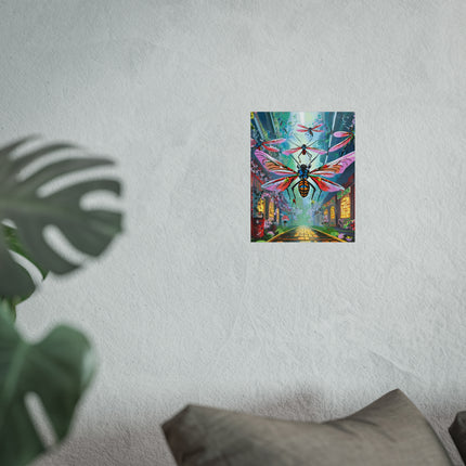Neon Swarm Fine Art Posters