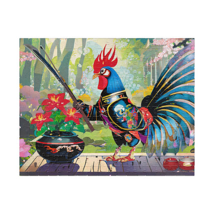 Cyberpunk Rooster Puzzle (110, 252, 520-piece)