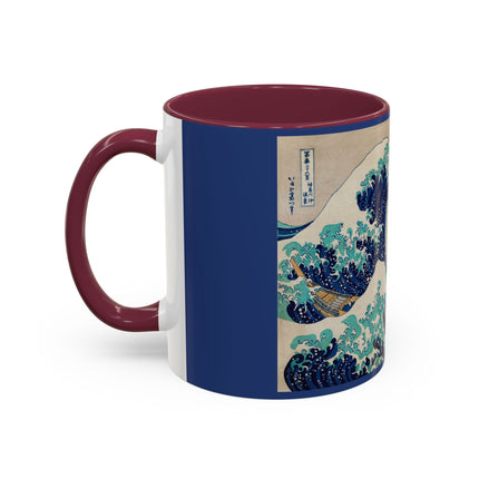 The Great Wave off Kanagawa by Katsushika Hokusai Colorful Mugs (11oz, 15oz)