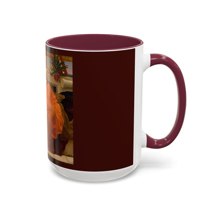 Flaming June by Frederic Leighton Colorful Mugs (11oz, 15oz)