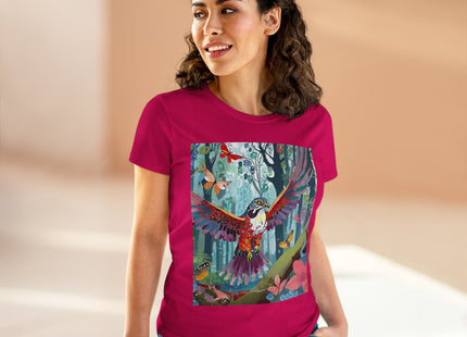 A Colorful Raptor Cotton Tee