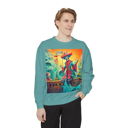 Skeleton Crew of the Misty Seas Unisex Garment-Dyed Sweatshirt