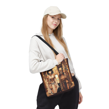 The Egyptian Priestess Cats Tote Bag – Temple Guardians & Ancient Grace
