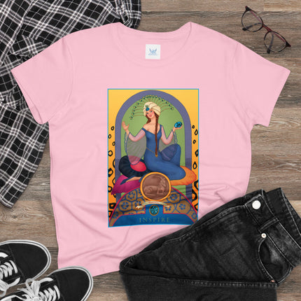 December & Tanzanite (from the Gem Series) by Sofia Chiostri Women's Midweight Cotton Tee