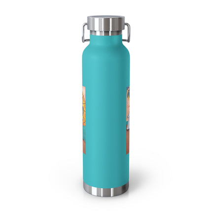 Mermaid with Parasol and Cupid by George Barbier Copper Vacuum Insulated Bottle, 22oz