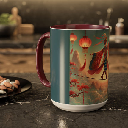 The Lantern Walker Colorful Mugs (11oz, 15oz)