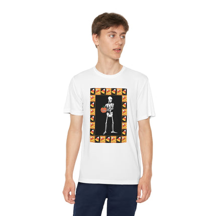Candy Corn Skeleton Youth Competitor Tee