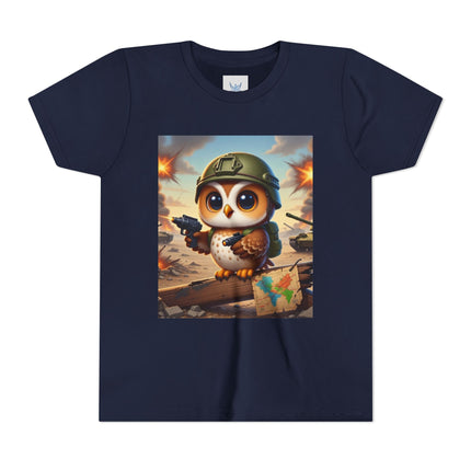 Owl on the Front Lines Youth Short Sleeve Tee
